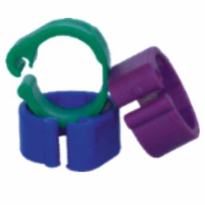 Farb-Clip-Ring-Sortiment 30 Ringe in 3 verschiedenen Farben / Farb-Clip-Ring-assortment 30 rings in 3 different color Ø 9,0 - Farbmix