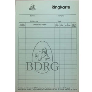 BDRG - Ringkarte
