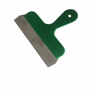Handspachtel 25 cm aus Edelstahl mit stabilen Kunststoffgriff